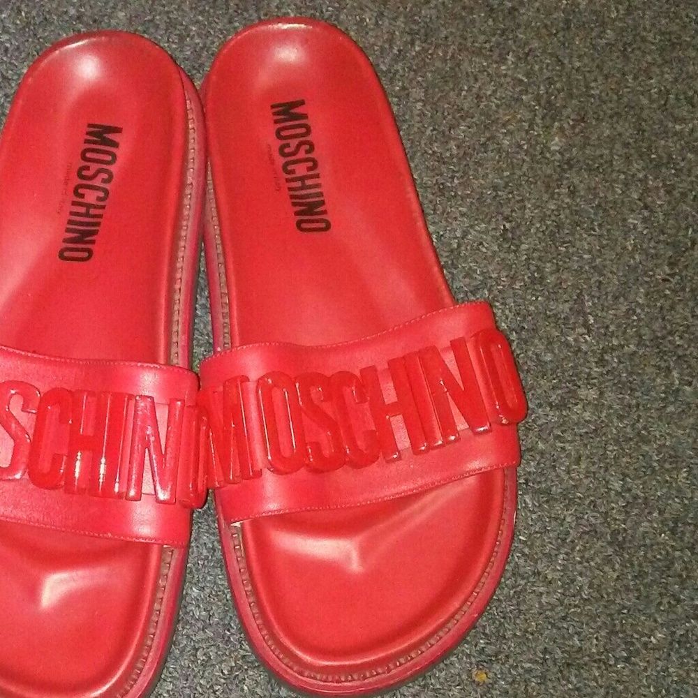 Mens Moschino slides